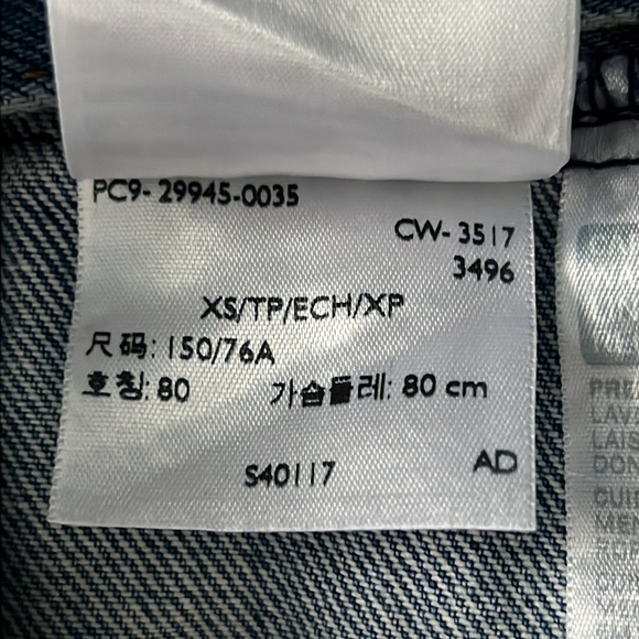 Levi’s Floral Laser Cut Out Trucker Jacket - Picture 11 of 12